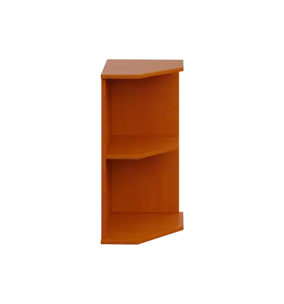 LZ 2 - 3 kancelářská skříň, rohová, pravá, 750x360x450, třešeň šumavská